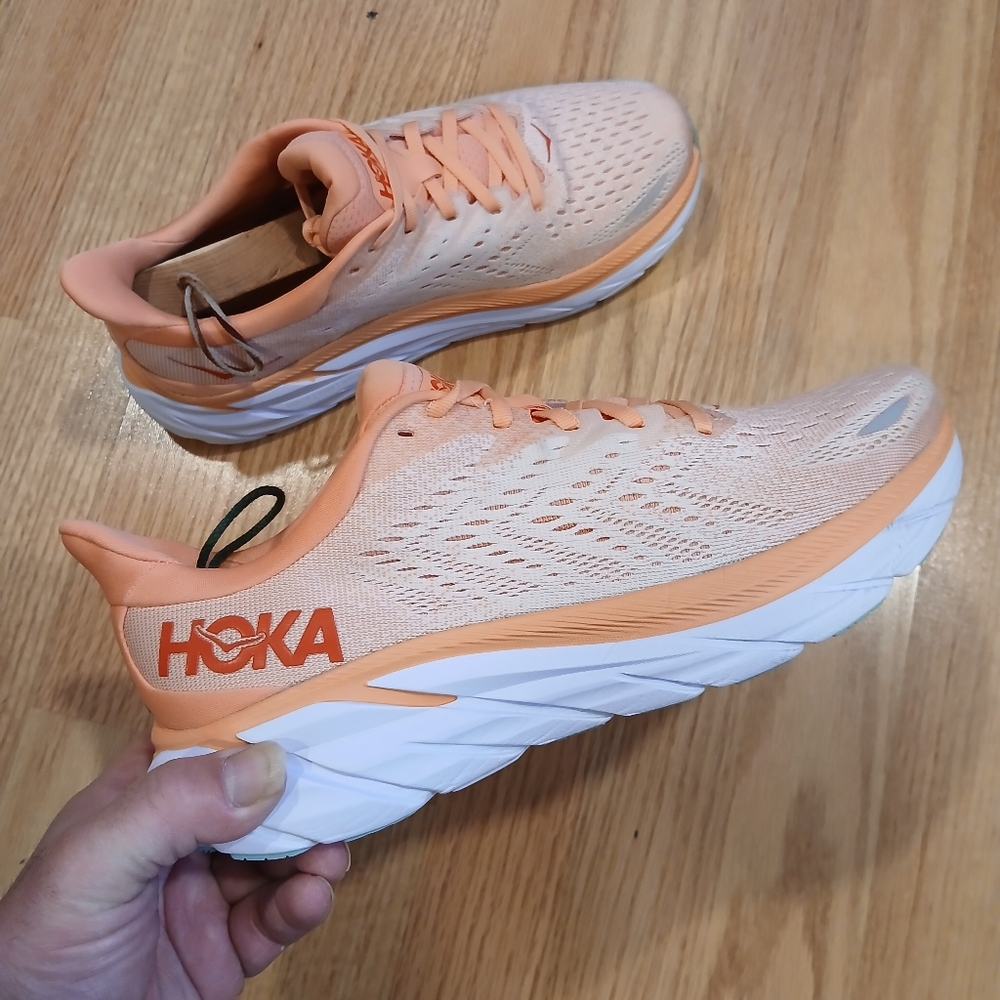 🔥 Last Call Hoka One Clifton 8 Comfort/Running/Medical Field Shoes Size 9 - Picture 11 of 14